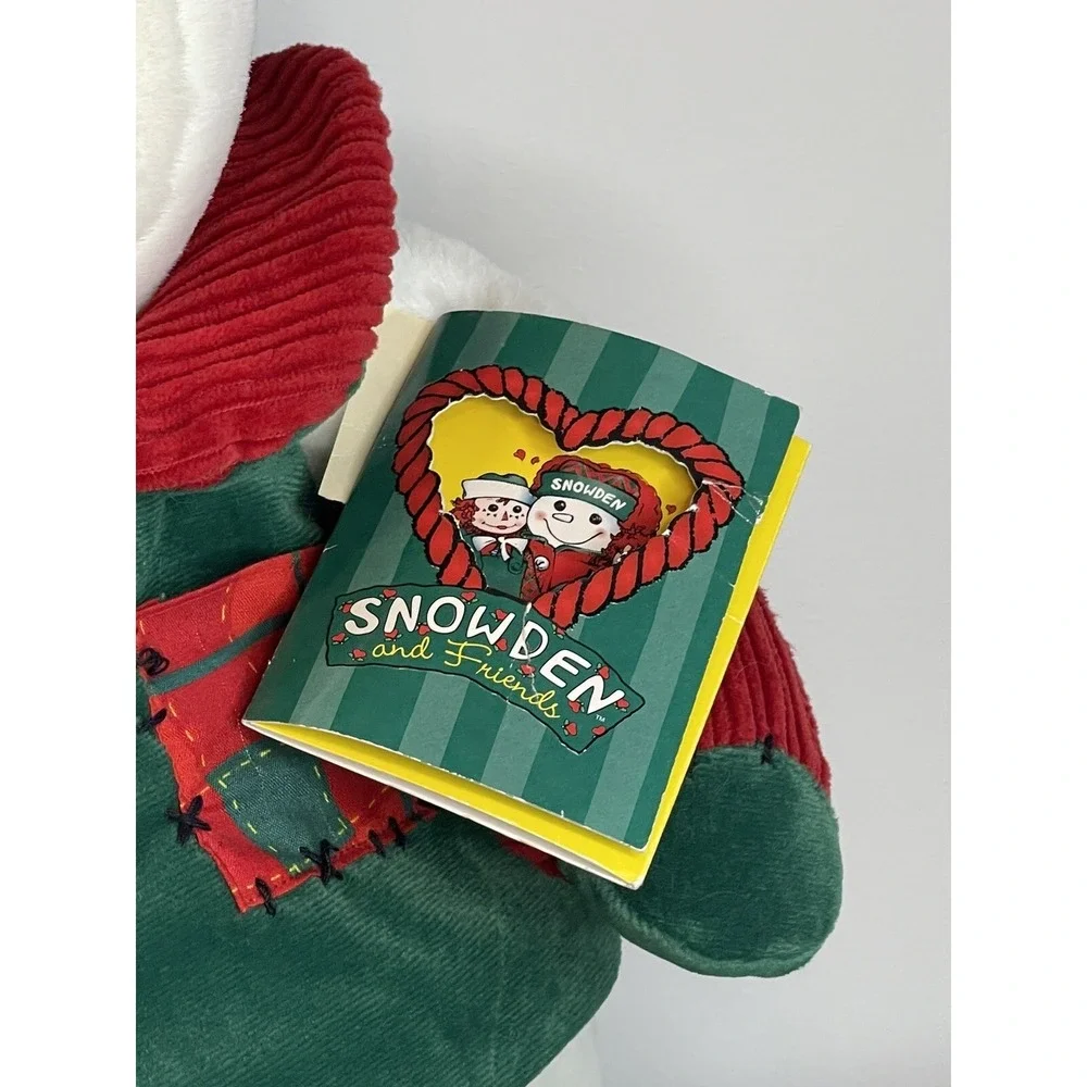 1998 Snowden Plush Stuffed Snowman Target Vintage Christmas Holiday